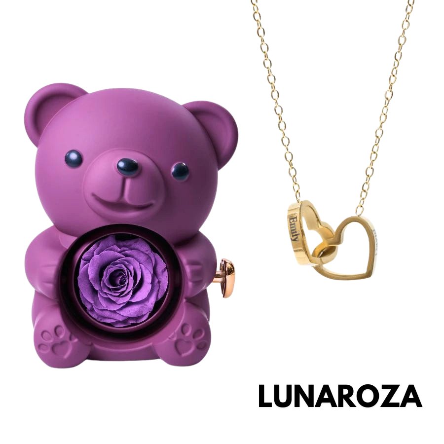 Ours Eternel & Collier Personnalisé
