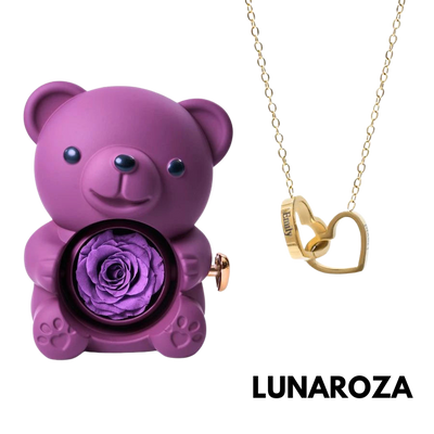 Ours Eternel & Collier Personnalisé