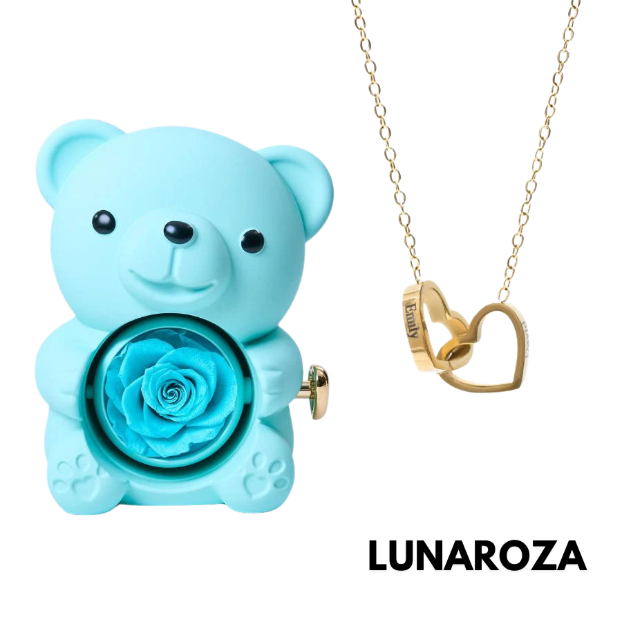 Ours Eternel & Collier Personnalisé