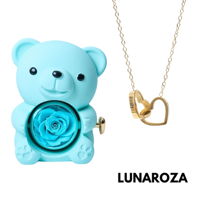 Ours Eternel & Collier Personnalisé
