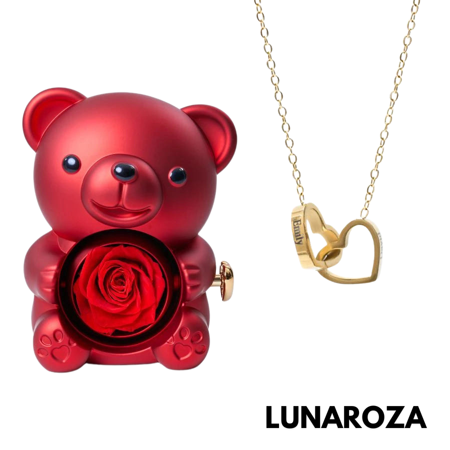 Ours Eternel & Collier Personnalisé