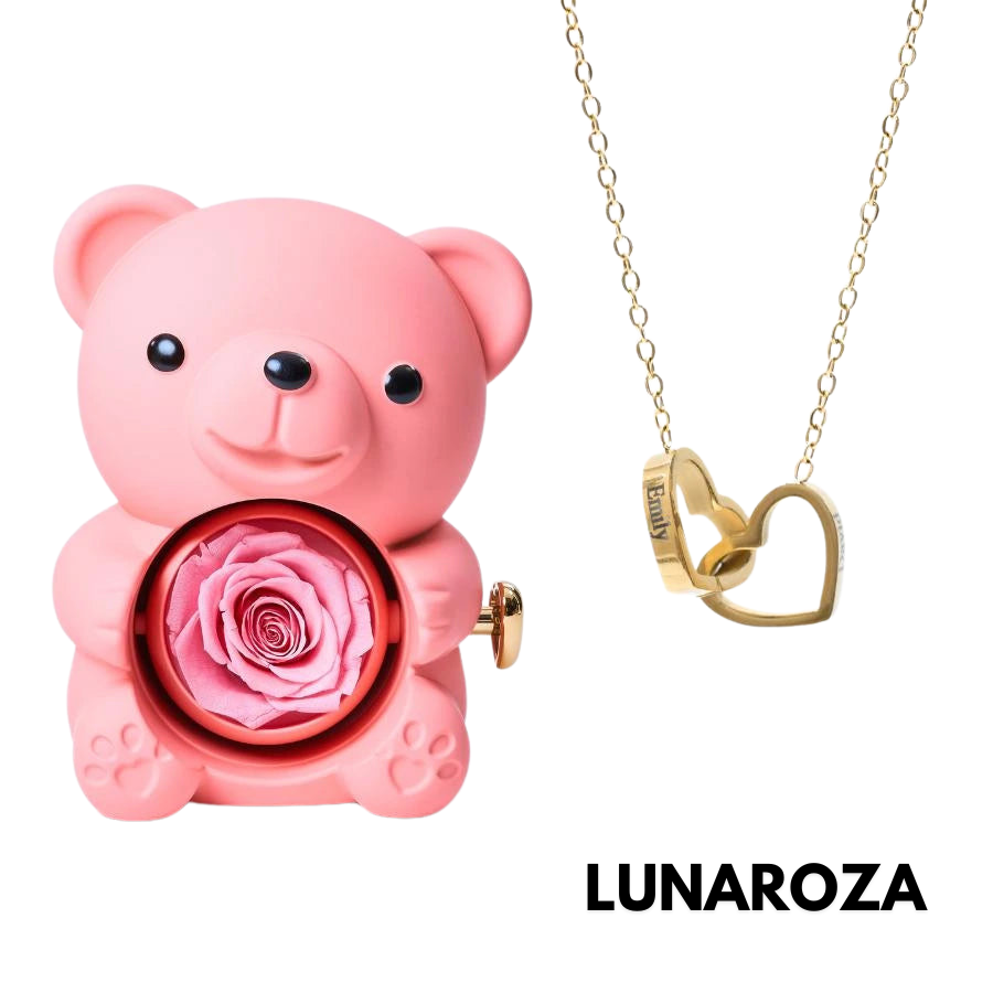 Ours Eternel & Collier Personnalisé