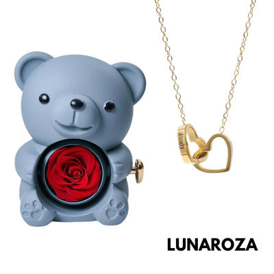 Ours Eternel & Collier Personnalisé